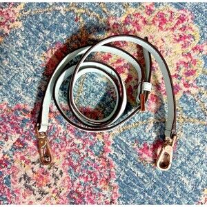 New Kate Spade Blue Saffiano Leather Adjustable Crossbody Replacement Strap